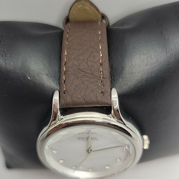 Fossil Laney BQ3390 Women's Brown Leather Analog Dial Quartz Wrist Watch BC71 - Picture 5 of 11
